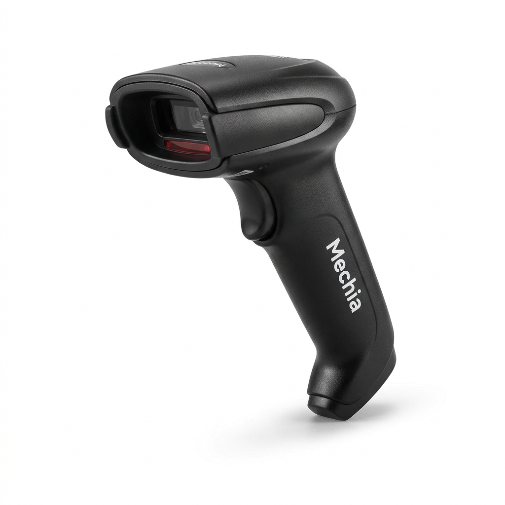Mechia wireless handheld 1D 2D barcode and QR scanner