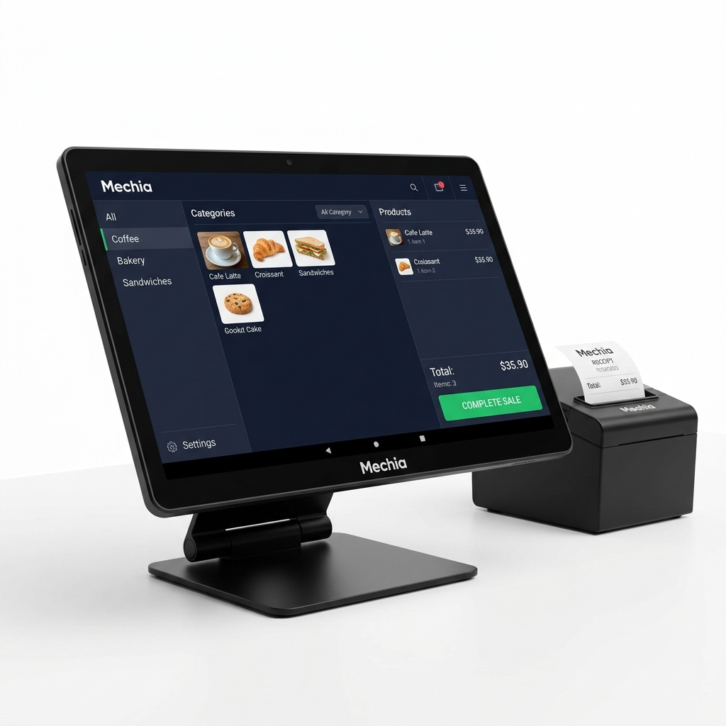 Mechia Station countertop touchscreen POS terminal