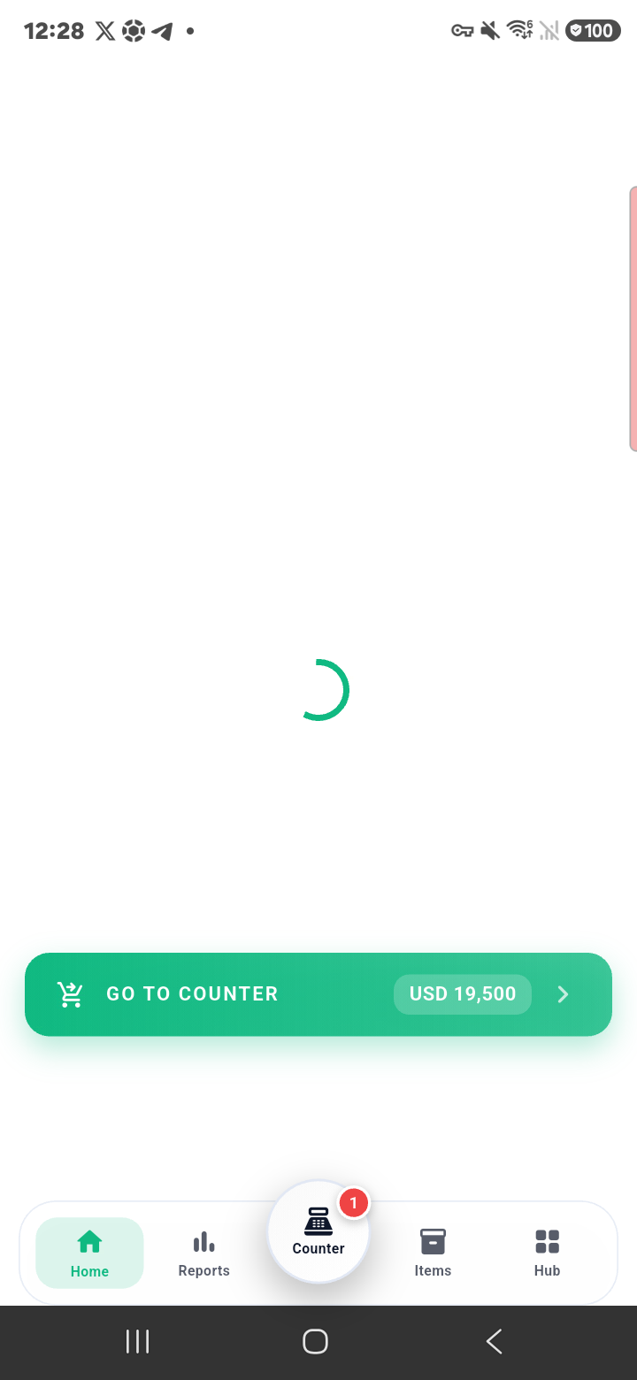 Business drawer on Samsung phone